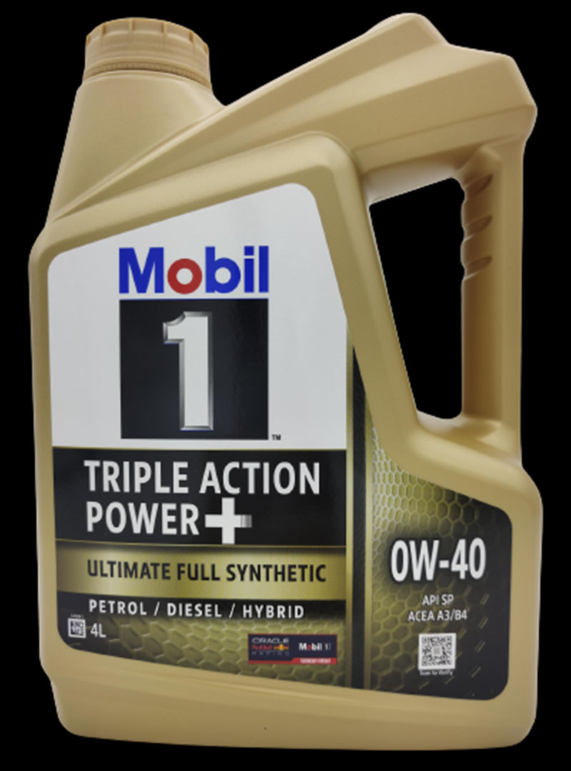 MOBIL 1 0W-40 TRIPLE ACTION POWER + 4L